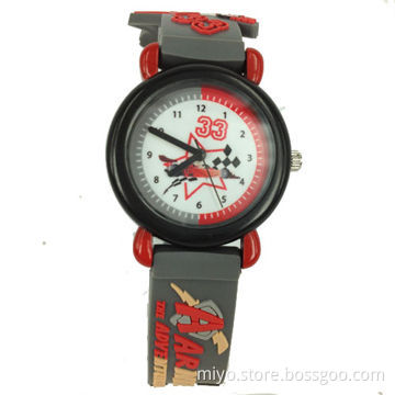 Cute Design Children's Watch, Alloy Case with Silicone 3D Pattern Strap, Nicely Gift, Health Items